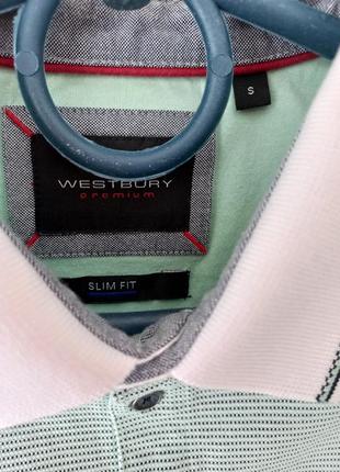 Футболка поло westbury premium slim fit p s/m4 фото