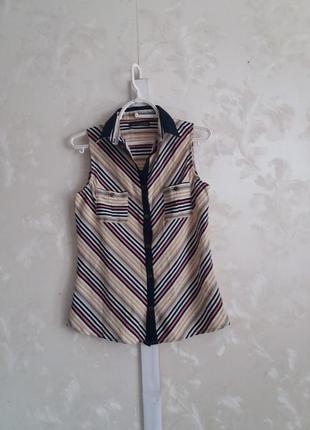 Блуза-рубашка в  полоску atmosphere