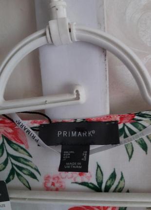 Віскозна накидка квітковий принт primark4 фото