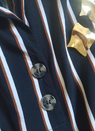 Сукня гудзики смужка оверсайз