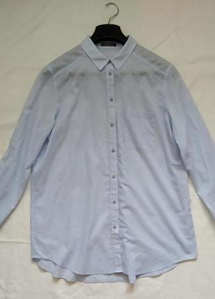 Лёгкая котоновая рубашка оверсайз drycorn1 фото