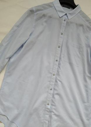 Лёгкая котоновая рубашка оверсайз drycorn2 фото