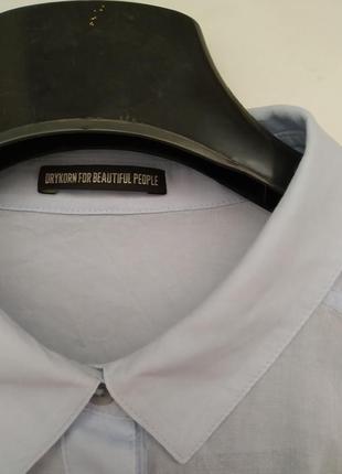 Лёгкая котоновая рубашка оверсайз drycorn6 фото
