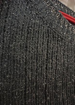 Укороченный, сияющий✨ свитерик от zara, оверсайз, размер s/m4 фото