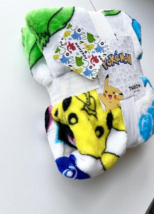Покемон pokémon плед покривало товари на подарунок дитяче дитячий пікачу3 фото