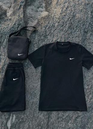 Комплект из шорт, футболки и борсетки nike8 фото