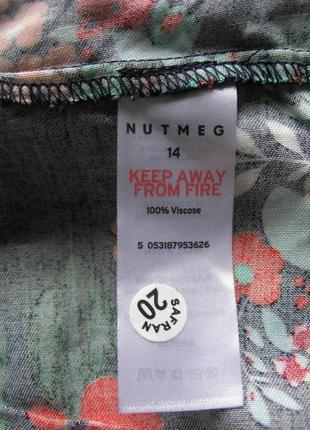 Широкие штаны кюлоты в цветочный принт nutmeg10 фото