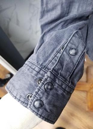 Рубашка мужская джинсовая4 фото