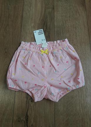 Шортики на 2-3 лет h&m3 фото