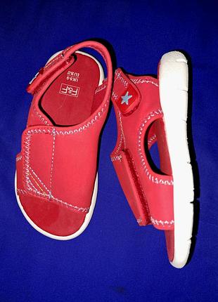 Легенькие текстильные босоножки  на пенке" f&f"