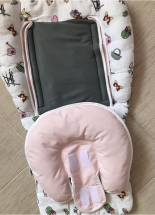Матрасик вкладыш в коляску и автокресло ontario baby universal elite. сост. нового