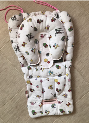 Матрасик вкладыш в коляску и автокресло ontario baby universal elite. сост. нового