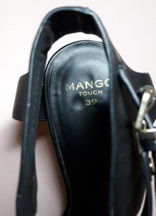 Босоножки на квадратном каблуке mango touch2 фото