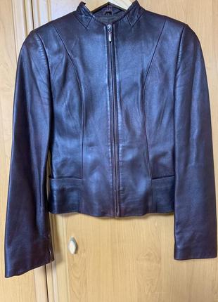 Шкіряна куртка-піджак