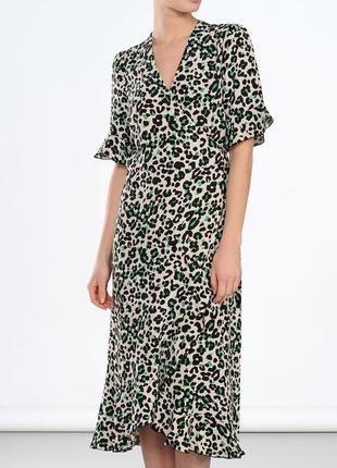 Актуальное платье на запах в леопардовый принт от summum woman(amsterdam)3 фото