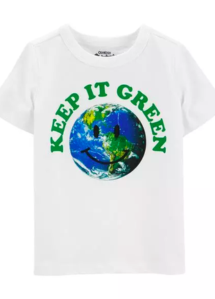 Футболка carters америка 4 года 102-108 см унисекс картерс save the planet