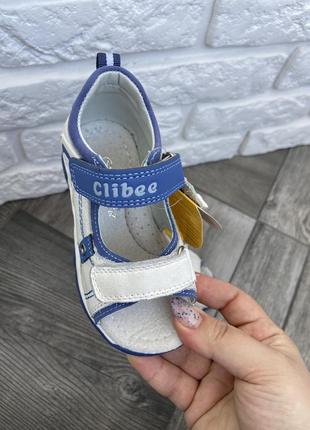 Кожаные босоножки clibee 26-31р.6 фото