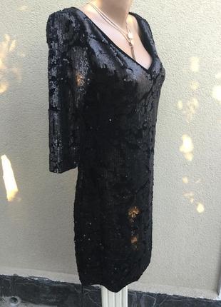 Чёрное,бархат,велюр платье по фигуре в пайетки,вечернее,большой размер3 фото