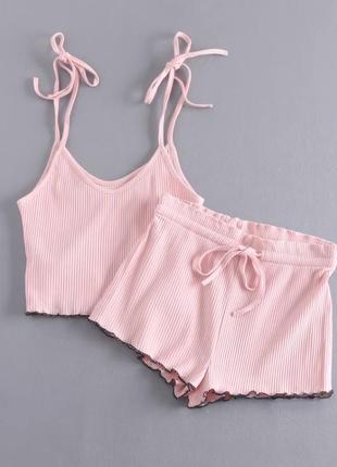 Піжама (топ+шорти)