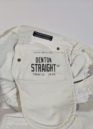Оригинальн!! белые джинсы tommy hilfiger denton straight fit7 фото