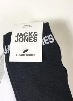 Шкарпетки jack &amp; jones 3 пари2 фото