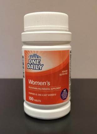 Мультивитамины для женщин one daily 21 century - сша