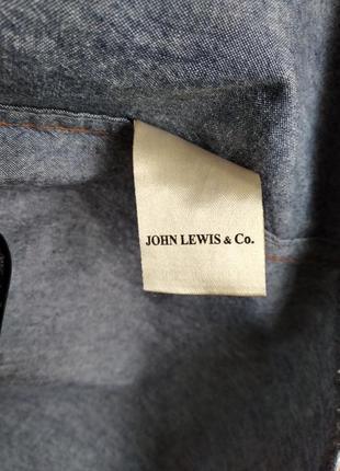Рубашка джинсовая, мужская, "john lewis"4 фото