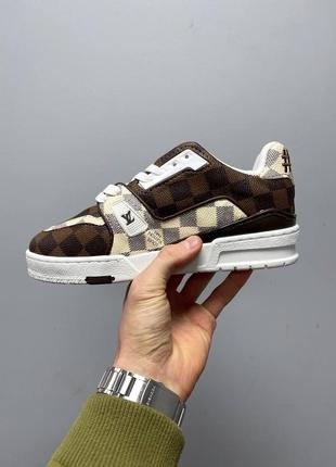 Louis vuitton sneakers trainer monogram damier