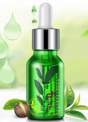 Антивозрастная сыворотка с коллагеном и зеленым чаем rorec green water essence2 фото