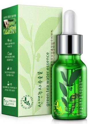 Антивікова сироватка з колагеном і зеленим чаєм rorec green water essence