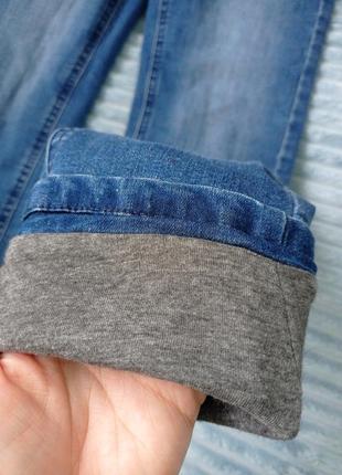 Теплые джинсы 👖 на натуральной трикотажной подкладке9 фото
