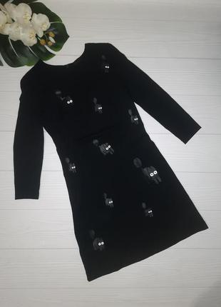 Маленькое черное платье-футляр  р.42-461 фото