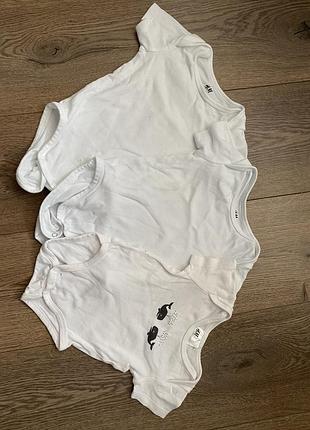 Комплект бодиков h&m, carters2 фото