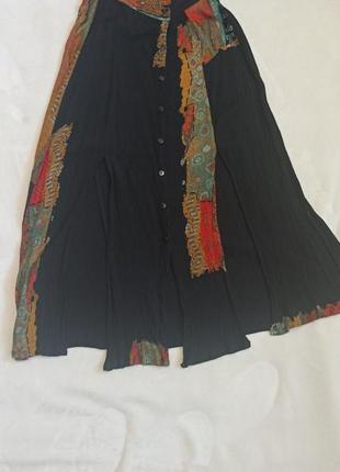 Костюм летний юбка блузка жатый1 фото