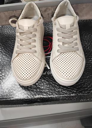 Кеды, мокасины,кожа, перфорация