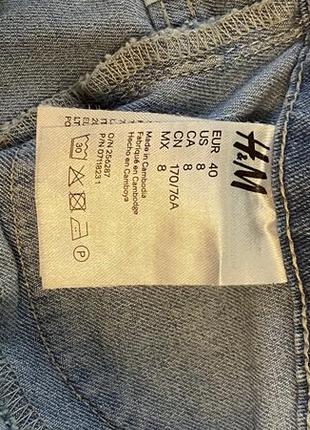 Джинсовые шорты h&amp;m6 фото