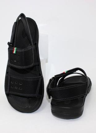 Черные мужские босоножки, сандалии4 фото