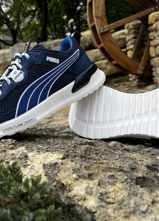 Кроссовки мужские летние puma rs-x denim кожа-сетка