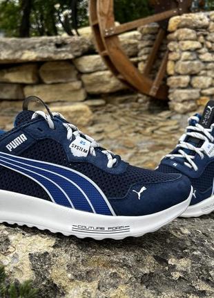 Кроссовки мужские летние nuage puma rs-x denim кожа-сетка3 фото