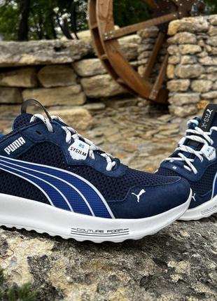 Кроссовки мужские летние nuage puma rs-x denim кожа-сетка5 фото