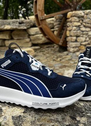 Кроссовки мужские летние nuage puma rs-x denim кожа-сетка8 фото
