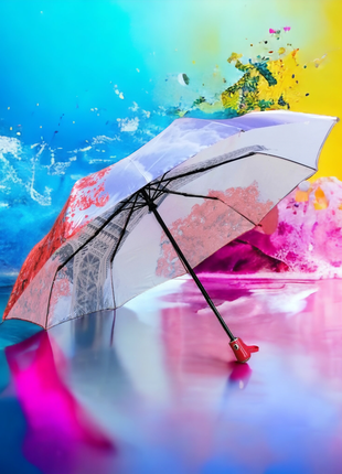 "парижский шик: женский зонт с принтом эйфелевой башни"