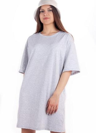 Платье-футболка для женщин "oversize"1 фото
