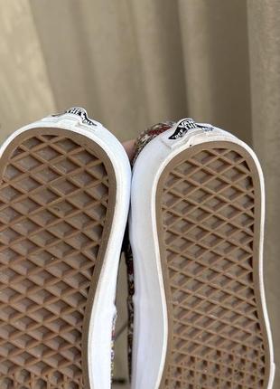 Кеды vans u authentic (liberty) paisle true white разноцветные унисекс 39 р 25 см9 фото