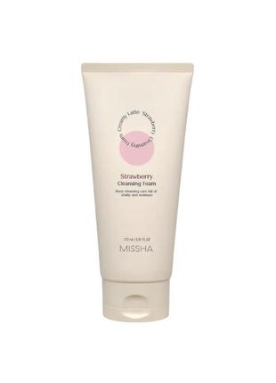 Пінки missha cleansing foam creamy latte.4 фото