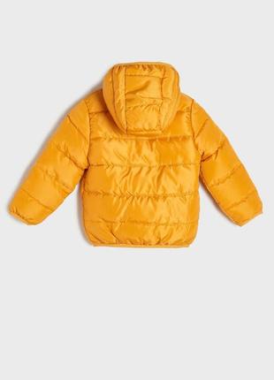 Куртка детская с капюшоном демисезон весенняя 86 желтая6 фото