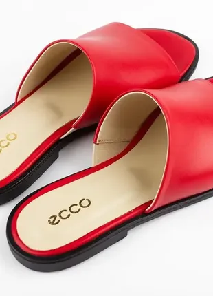 Женские летние шлепанцы ecco flat - весенняя распродажа