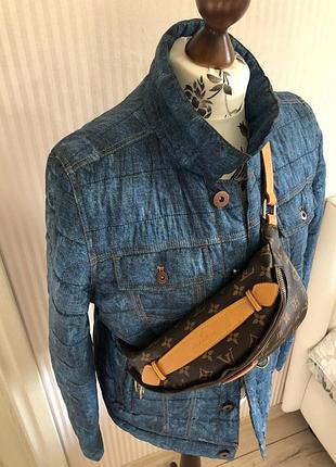 Шикарная новая курточка синтепоновая, куртка имитация джинса стиль zara