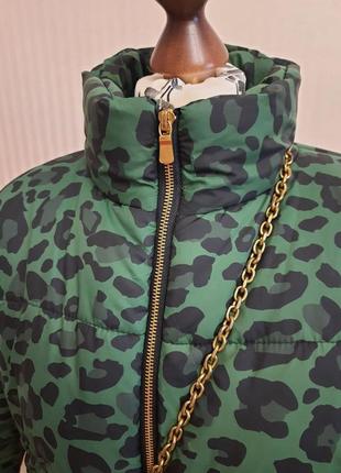 Роскошная дутая курточка, леопардовый принт, стиль zara куртка пуффер3 фото