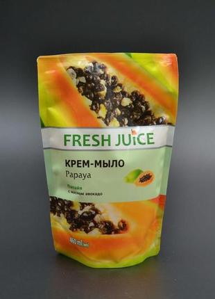 Мыло жидкое "fresh juice" / папайя / 460мл